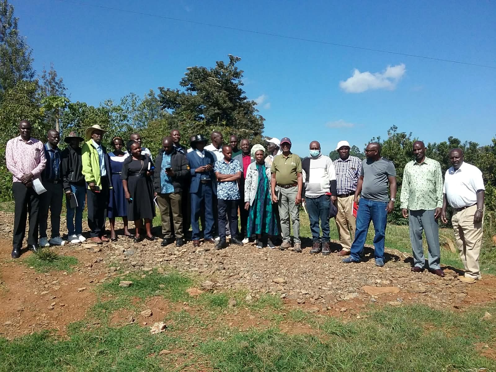 3PL Farms team and partners at a field site